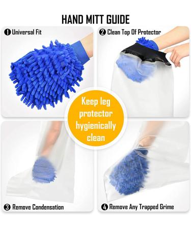HKF Ho Ki Ho Waterproof Plastering Association for Adults | Full Leg Protection (78cm) - Keep Wounds Dry While Bathing - Buy Online on GoSupps.com