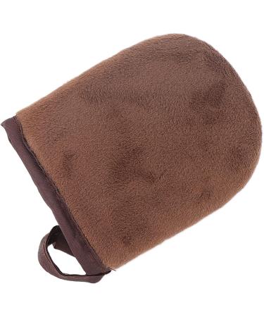 Tanninging Mitts for Even Application Reusable Self Tanner Sponge Mitten Skin Glow with Tanning Mousse Cream Moisturizer and Sunscreen Spray (Brown) - Buy Online on GoSupps.com