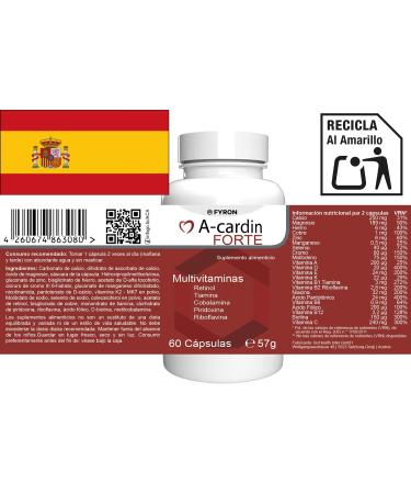  FYRON A-cardin Forte - 180 capsules - Pack of 3 - Buy Online on GoSupps.com