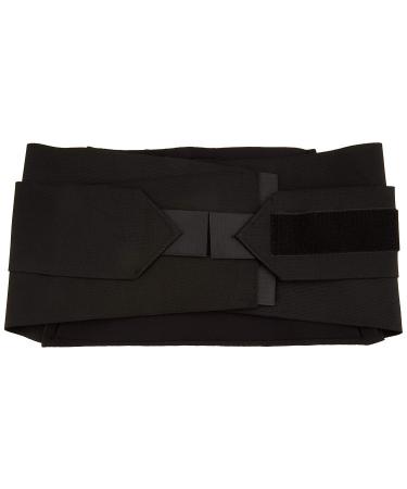 Sammons Preston Lumbosacral Support with Insert Pocket X-Small Black All-Elastic Comfort Abdominal Wrap with Double Pull Side Panels for Added Support Lower Back & Lumbar Region Stabilization