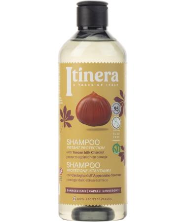  sarcia.eu ITINERA Shampoo for Damaged Hair with Tuscan Chestnut from the Hills 95% Natural Ingredients 370ml Pack of 3 - Buy Online on GoSupps.com