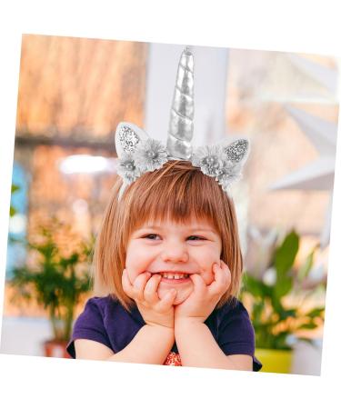 GALPADA Headwear Accessory Birthday Party Supplies Headband for Unicorn Birthday Decorations for Fancy Dress Decor Girl Headband Horns Headband Christmas Headband Unicorn Horn - Buy Online on GoSupps.com