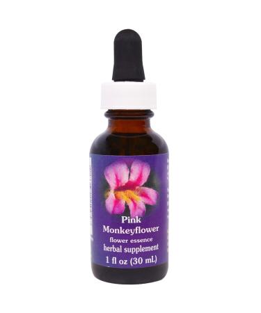 FLOWER ESSENCE SERVICES Pink Monkeyflower Dropper - 1 oz