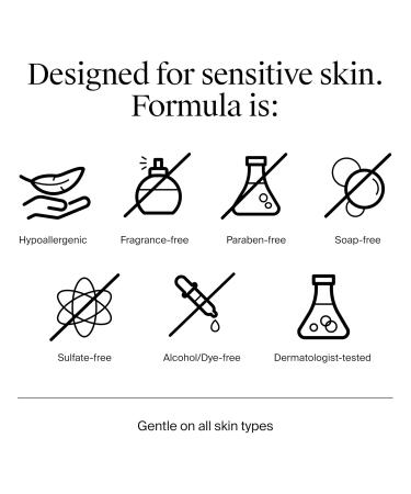 Neutrogena Ultra Gentle Cream to Foaming Face Wash for Sensitive Skin, Fragrance-Free Gentle Facial Cleanser, Hypoallergenic Skin Care, Non-Comedogenic Makeup Remover, 12 fl oz Crram to Foam Cleanser 12 Fl Oz (Pack of 1) - Buy Online on GoSupps.com