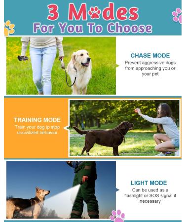 Kuckee Anti Barking Device Handheld Dog Repeater 3-in-1 Handheld Trainer Stop Barking and Insect Repellent Indoor and Outdoor Humane and Safe Ultrasonic Barking Deterrent Dvice for Dogs and Cats - Buy Online on GoSupps.com