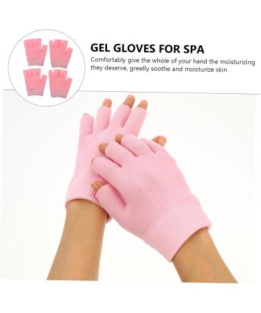 Healeved 4 Pairs Gel Gloves Fingerless Women Moisturizing Gloves Hand Moisturizer Gloves Hand Moisturising Gloves Cotton Moisturising Gloves for Knitting Miss Skin Care Pink Cosmetic - Buy Online on GoSupps.com