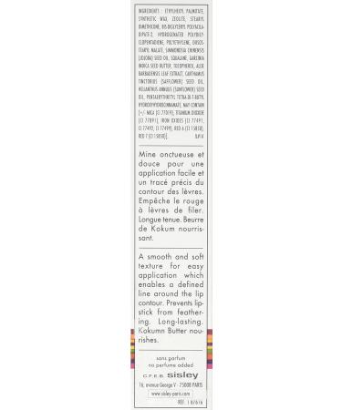 Sisley Phyto Levres Perfect Lipliner 06 Chocolat 0.04 oz with Lip Brush & Sharpener | Women's Beauty Essential - Buy Online on GoSupps.com