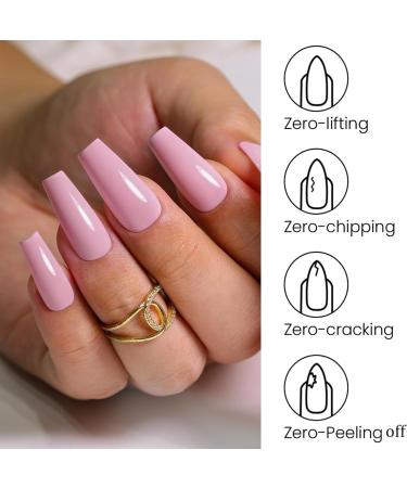 Baby Pink Nail Polish - Pink Nail Polish - Light Pink Nail Varnish Quick Dry - Water Based and Non-Toxic Formula Long Lasting Nail Polish - French Nail Manicure Salon DIY - Buy Online on GoSupps.com
