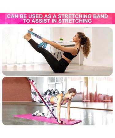 Buy 2-Piece Yoga Mat Set with Adjustable Carrying Strap | Cotton Yoga Belt for Pilates Stretching & Fitness - International Shipping Available - Buy Online on GoSupps.com