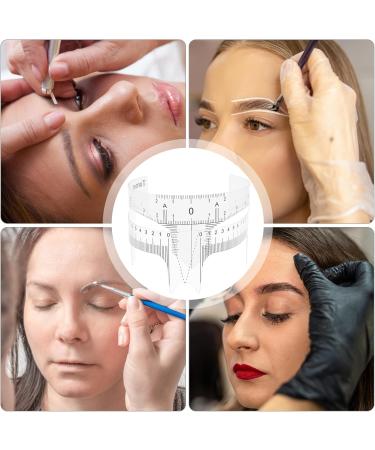 Angoily 10pcs Eyebrow Design Ruler Microblading Ruler Tools Eyebrow Ruler Tool Auxiliary Tool Eyebrow Shape - Buy Online on GoSupps.com