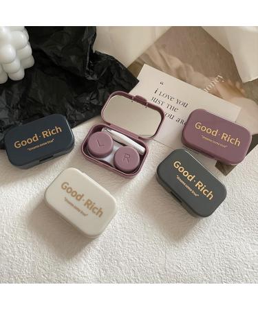 Bedartent Portable Contact Lens Containers - 4-Pack Travel Kit with Tweezers | Ideal for Outdoor Use in Various Colors - Buy Online on GoSupps.com