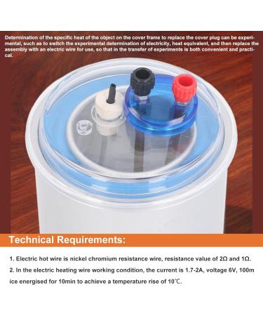 Risegun Double Wall Electric Calorimeter | PVC Heat Measurement Tool for Schools - International Shipping Available - Buy Online on GoSupps.com