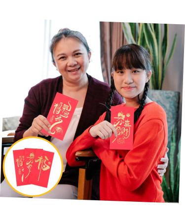 Didiseaon 150 Pcs Red Envelope Spring Festival Supplies Money Gift Envelopes 2023 Red Packet Chinese Envelope Money Packet Wedding Purse Red Purse Rabbit Year Supplies Lai Si Feng Universal As Shownx5pcs 17x9cmx5pcs - Buy Online on GoSupps.com