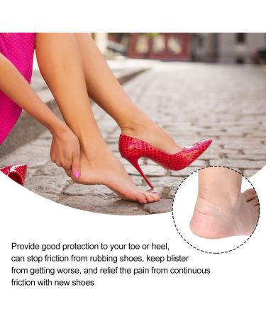 Blister Bandages Pads - Hydrocolloid Waterproof Cushion for Foot & Toe Blister Prevention - 48 Pieces 4 Sizes Available - Buy Online on GoSupps.com