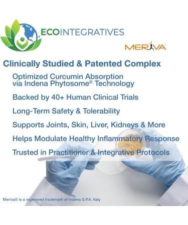 EcoIntegratives Meriva Curcumin Phytosome + Serratiopeptidase | 500 mg Curcumin Phytosome Complex | Vegan Joint & Mobility Support | 60 Capsules - Buy Online on GoSupps.com