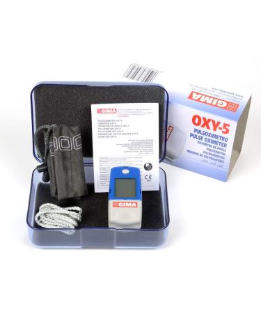 GIMA 34282 Oxy-5 Fingertip Pulse Oximeter Suitable for Adults and Children - Buy Online on GoSupps.com