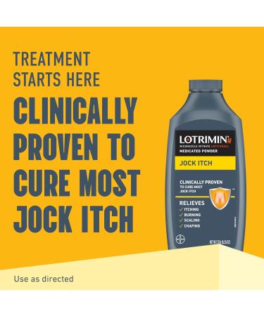 Lotrimin Antifungal Jock Itch Powder - Miconazole Nitrate Treatment for Men Women & Kids (6.25 oz) - Fast Relief & International Shipping - Buy Online on GoSupps.com