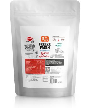  POL'S POL'S FREEZE FRESH Freeze-dried whole strawberries 250g 100% premium sun-ripened dried fruit no added sugar no additives - Buy Online on GoSupps.com