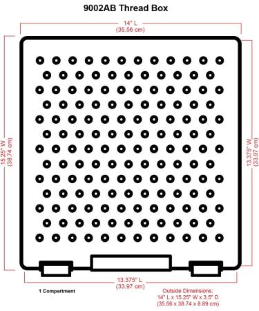 ArtBin 9002AB Super Satchel Thread Box - Portable Craft & Sewing Organizer with Thread Tray - Buy Online on GoSupps.com