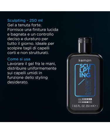 Kemon Hair Style Sculpting Gel sterke grip 250 ml - Buy Online on GoSupps.com