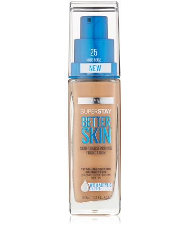 Maybelline New York Super Stay Better Skin Foundation  Nude Beige  1 fl. oz. Nude Beige 1 Fl Oz (Pack of 1) - Buy Online on GoSupps.com
