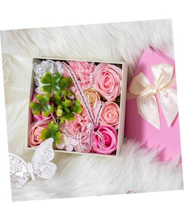 HOMSFOU 3 Boxes Carnation Soap Flower Valentine s Day Gifts Rose Flower Scented Bath Soap Floral Scented Soap Carnation Scented Soap Wedding Party Flower Rose Soap Gift Box Paper Gift Pack - Buy Online on GoSupps.com