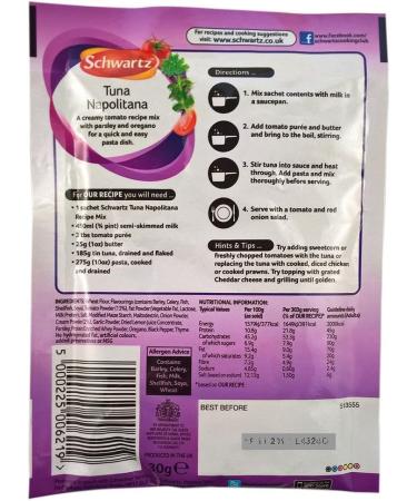 Schwartz Tuna Napolitana - 6 x 30g - Buy Online on GoSupps.com
