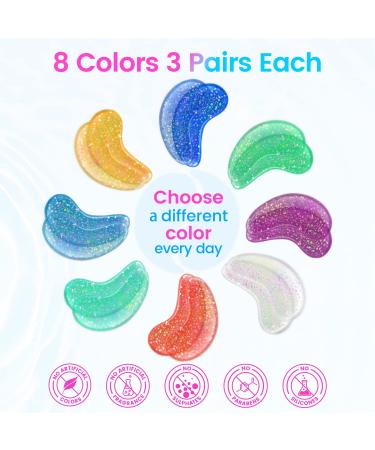 Onespring Under Eye Patches (24 Pairs) - Collagen Eye Masks for Wrinkles, Puffy Eyes, Dark Circles - Beauty & Personal Care - 24 Count Pack - Buy Online on GoSupps.com