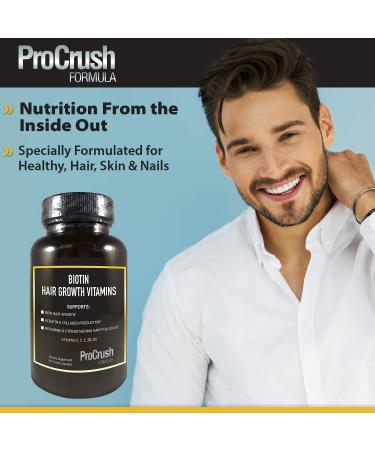Biotin Hair Growth Support Multivitamin for Longer, Fuller, Thicker Hair - Natural Supplement for Healthy Skin - Buy Online on GoSupps.com