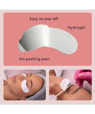 50 Pairs Hydrogel Under Eye Pads - Perfect for Eyelash Extensions & Makeup | DIY Eye Gel Patches for All Eye Shapes - Buy Online on GoSupps.com