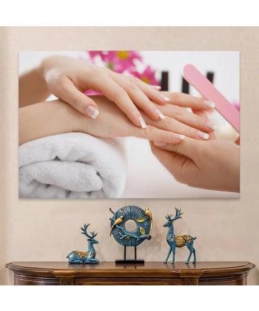 Manicure Salon Nails Canvas Art Poster | Aesthetic Wall Art for Room - 20x30in Unframed Prints - Buy Online on GoSupps.com