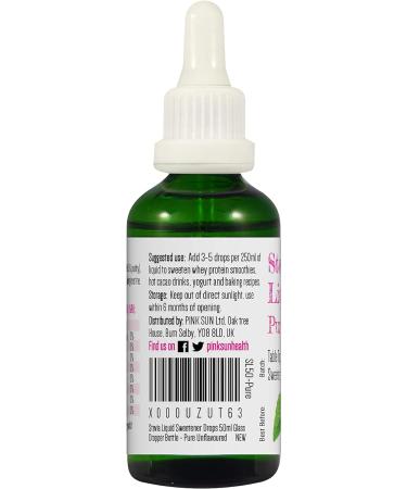 PINK SUN Stevia Liquid Pure Sweetener Drops 50ml Unflavoured x 3 Glass Dropper Bottles Neutral Natural Sugar Alternative Replacement Vegetarian Vegan Gluten Free Low Carb Non GM Zero Calories Bulk Pure Unflavoured x 3 - Buy Online on GoSupps.com