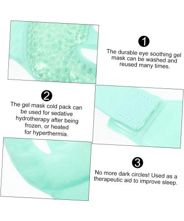 FRCOLOR 1Pc Gel Mask Reusable Facial Mask Women Facial Face Care Face Cooling Lady Face Care Miss Cosmetic 20x19cm Vegetable - Buy Online on GoSupps.com