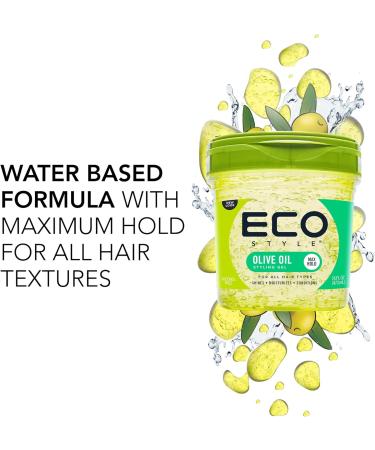 Eco Style Styling Gel Set 1 Olive Oil 473ml 1 Argan Oil 473ml Moisturizing & Styling (1pc) - Buy Online on GoSupps.com