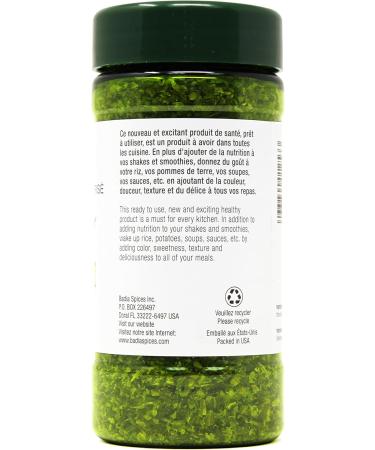 Badia Spices | Dried Kale Flakes | Dehydrated Kale Leaves | Gourmet Seasoning | Nutritious Superfood | Healthy Delicious & Flavourful | Gluten Free | MSG-Free |113g Kale Flakes Seasoning - Buy Online on GoSupps.com