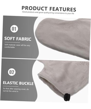 Beavorty Couvre-pieds Chauffant la Paraffine Taille Unique en Tissu Isolant Gris lastique pour Soin des Pieds Spa pilation la Cire et Th rapie Thermique 28X20X0.9CM Gris - Buy Online on GoSupps.com