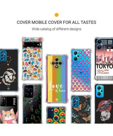 Movilshop Anti-Shock Case for Poco X6 Pro 5G Film and Series Film and Popcorn Reinforced Corner Silicone 1.5 mm Thickness Flexible Transparent Bumper Gel TPU - Buy Online on GoSupps.com