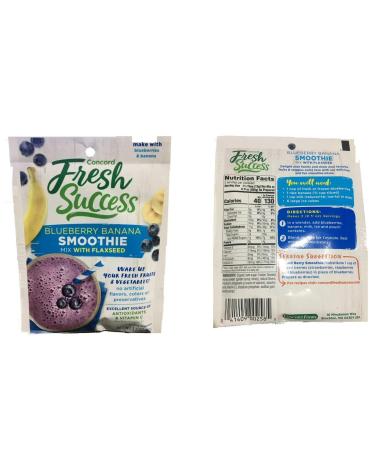 Concord Farms Blueberry & Banana Smoothie Mix with Flaxseed (3 Pack) - 1.3 oz Packets - Buy Online on GoSupps.com
