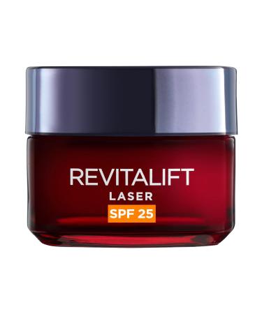 L'Oreal Netherlands BV LOr al Paris Revitalift Laser X3 AntiWrinkle Day Cream with SPF 25 Triple Action Vitamin C Hyaluronic Acid ProRetinol 50 ML Protects the skin against UVAUVB rays