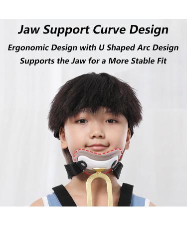 Buy SFKLYU Children's Spine Orthosis Neck Brace - Adjustable Breathable Support for Head Neck & Chest - Buy Online on GoSupps.com