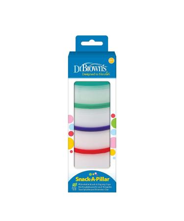 Dr. Brown's Snack-A-Pillar Stackable Snack Cups - BPA Free (4 Pack) - Buy Online on GoSupps.com