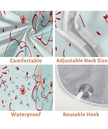 Cute Elephants Beard Bib Apron for Men | Non-Stick Waterproof Hair Catcher | Perfect Grooming Cloth & Gift Idea - Buy Online on GoSupps.com
