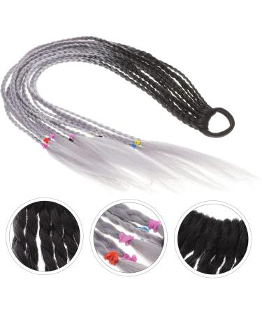 Beavorty Dirty Ponytail Kids Braid Rope Ponytail Braided Ponytail Band Colored Hair Extensions for Kids Long Braided Wig Women Hair Extensions High Temperature Wire To Weave Brazil Miss 60x7x0.8cm As Shown 2 - Buy Online on GoSupps.com