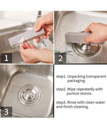 Pumice Stones for Cleaning - Grey Pumice Stick Cleaner for Toilet Bowl Ring Removal - 30pcs - 5.9 x 1.4 x 0.9 Inch - Buy Online on GoSupps.com