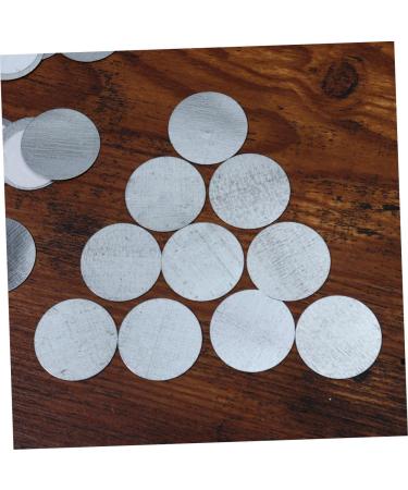 DOITOOL 300 Pcs Stickers Eye Shadow Empty Eyeshadow Sticker Makeup Tool Palette Aluminum Plate Metal - Buy Online on GoSupps.com