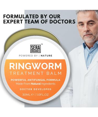 Ringworm Antifungal Cream | Ringworm Cream - Made with Powerful Natural Formula - Extra Strength Fast Relief Made in The UK (30g) by Sera Organics - Buy Online on GoSupps.com