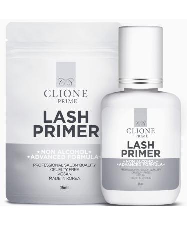 CLIONE PRIME Lash Primer For Eyelash Extensions - Clear Lash Cleanser  0.5 Fl Oz