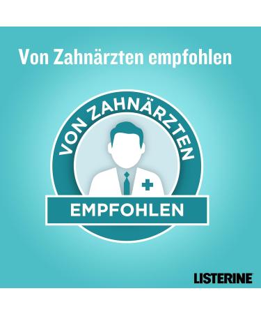 Buy Listerine Cool Mint Mild Antibacterial Mouthwash (6 x 500 ml) - Alcohol-Free Essential Oils for Daily Dental Care - Buy Online on GoSupps.com