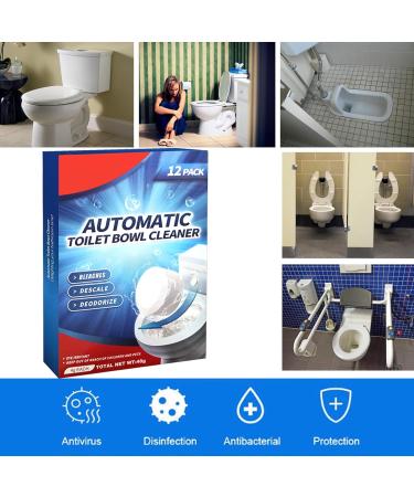 Toilet Cleaning Tablets Toilet Cleaning Tablets Deep Clean Toilet Bowl Cleaning Tablets Toilet Cleaning Tablets Toilet Cleaner Active Tablets Tablets Toilet Freshener Toilet Bowl Cleaner 12PC - Buy Online on GoSupps.com