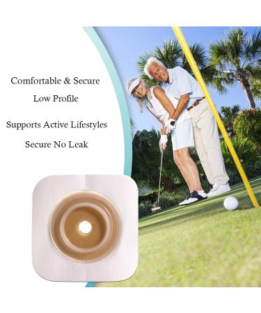 Convatec 125265 Sur-Fit Natura Stomahesive Skin Barrier 5x5 - 2 1/4 Flange (57mm) - 10 Count - Buy Online on GoSupps.com